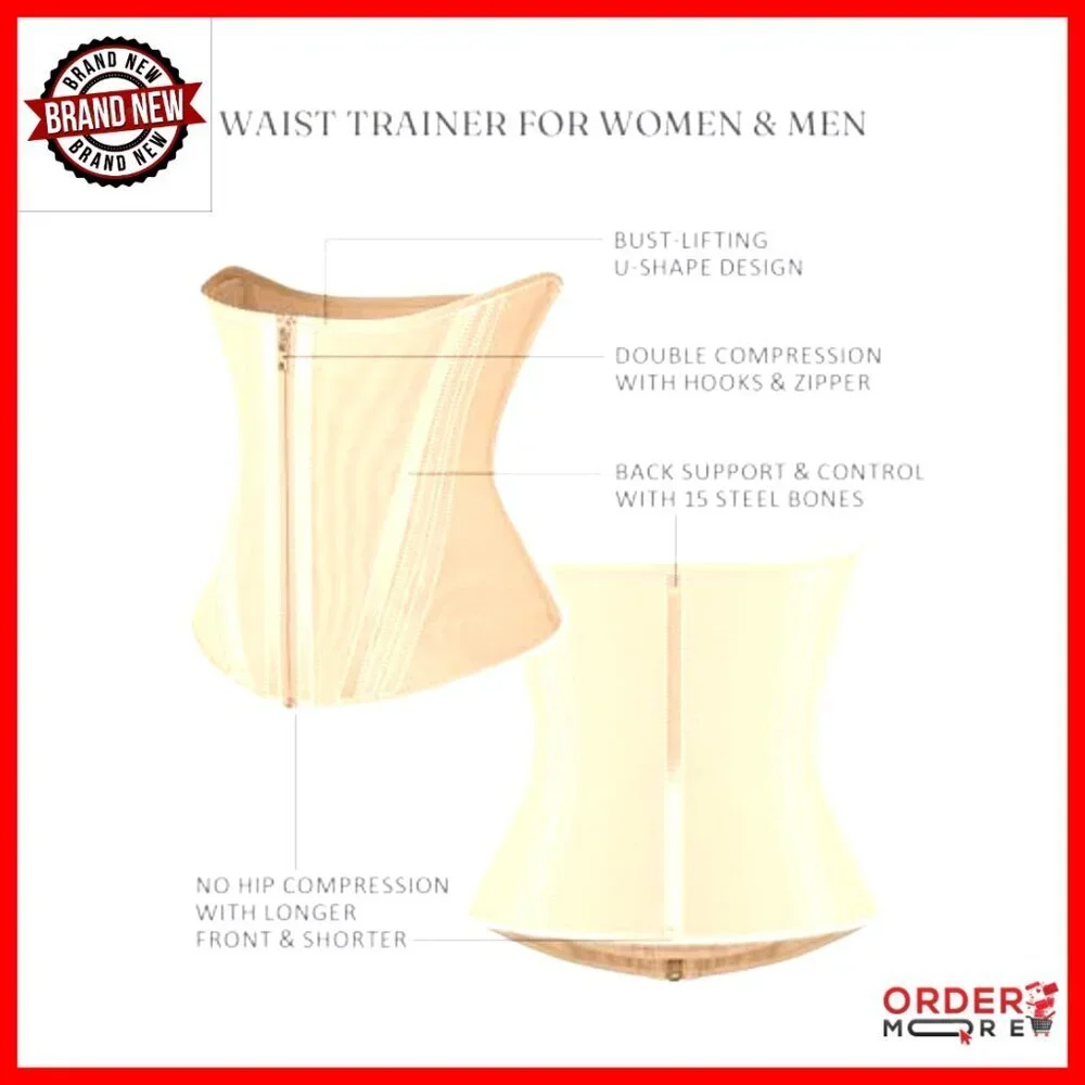 Waist Trainer Corset Shapewear Tummy Control Body Shaper Cincher Sport Workout